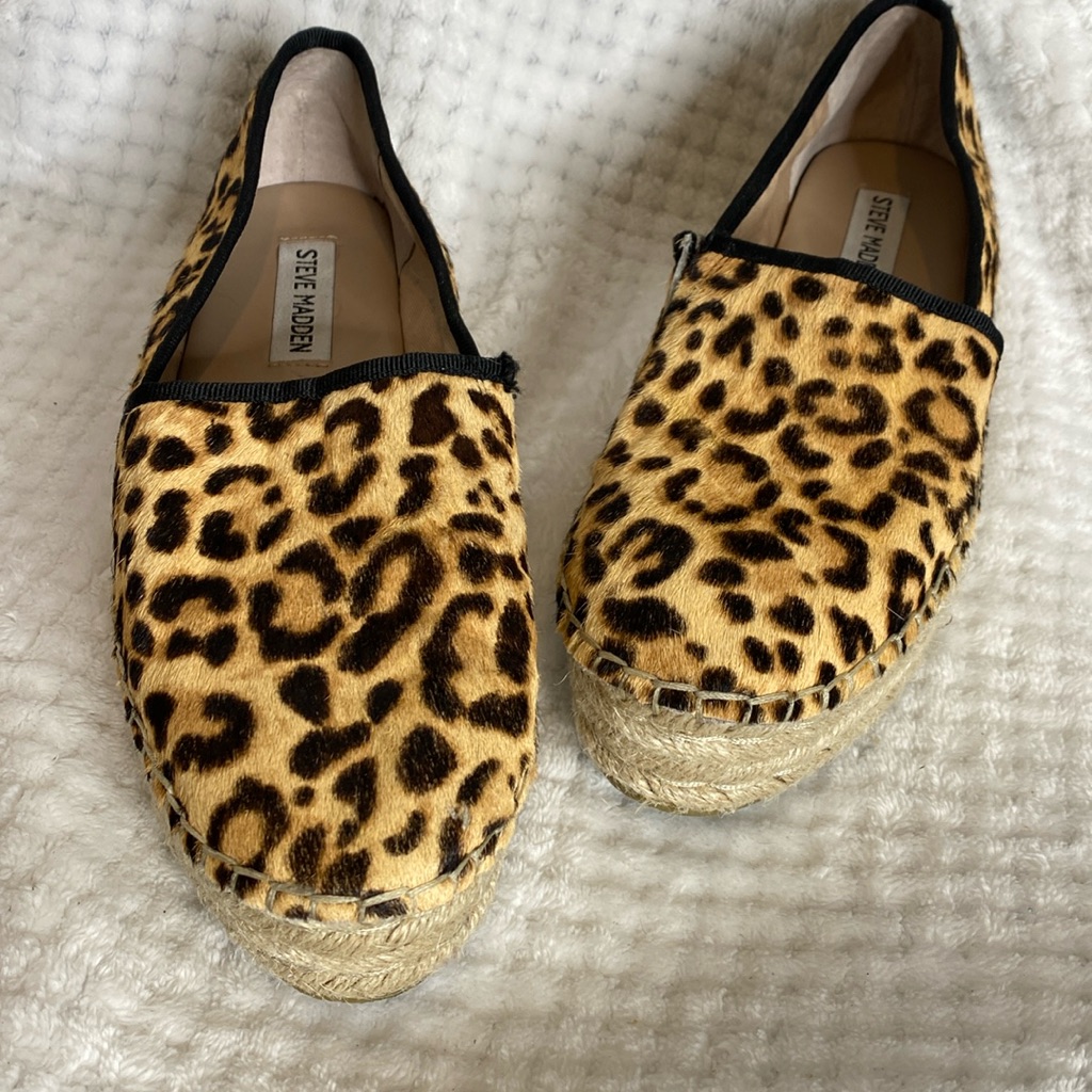 Steve Madden Alexia Platform Slip On Espadrilles Shoes